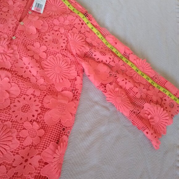 NWT! J.Marie Dress ONLY $59! Retail $168! Seraphina Floral 3D Lace Sz XS - Picture 8 of 8